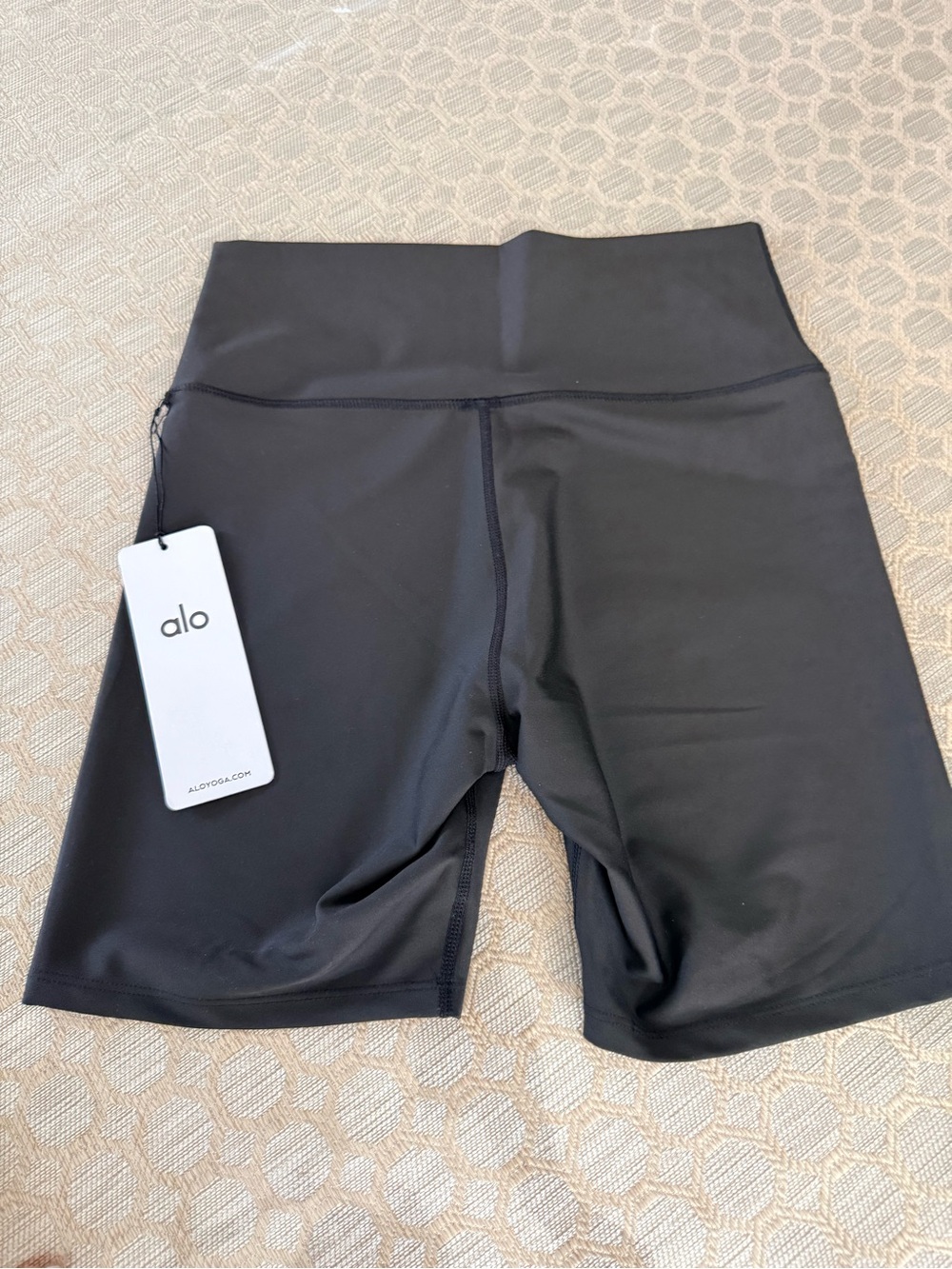 ALO Yoga Black High-Rise Women’s Bike Shorts